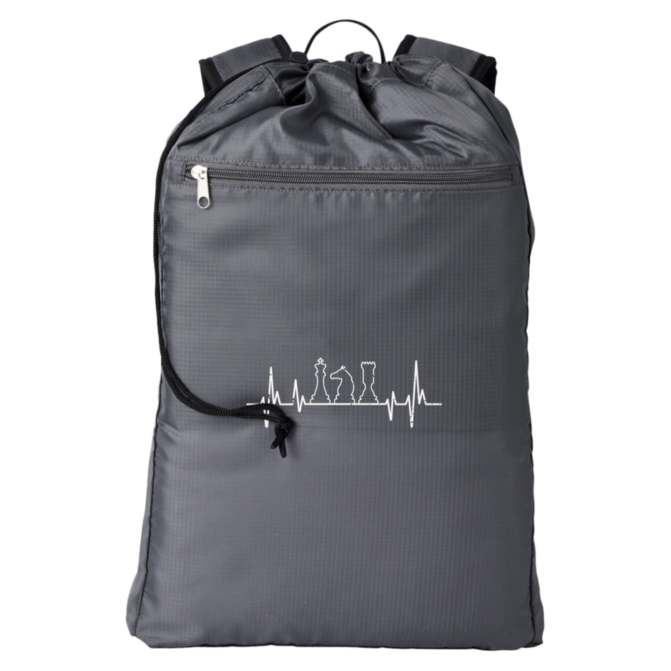Chess Heartbeat Backpack | Chess Cinchback Backpack