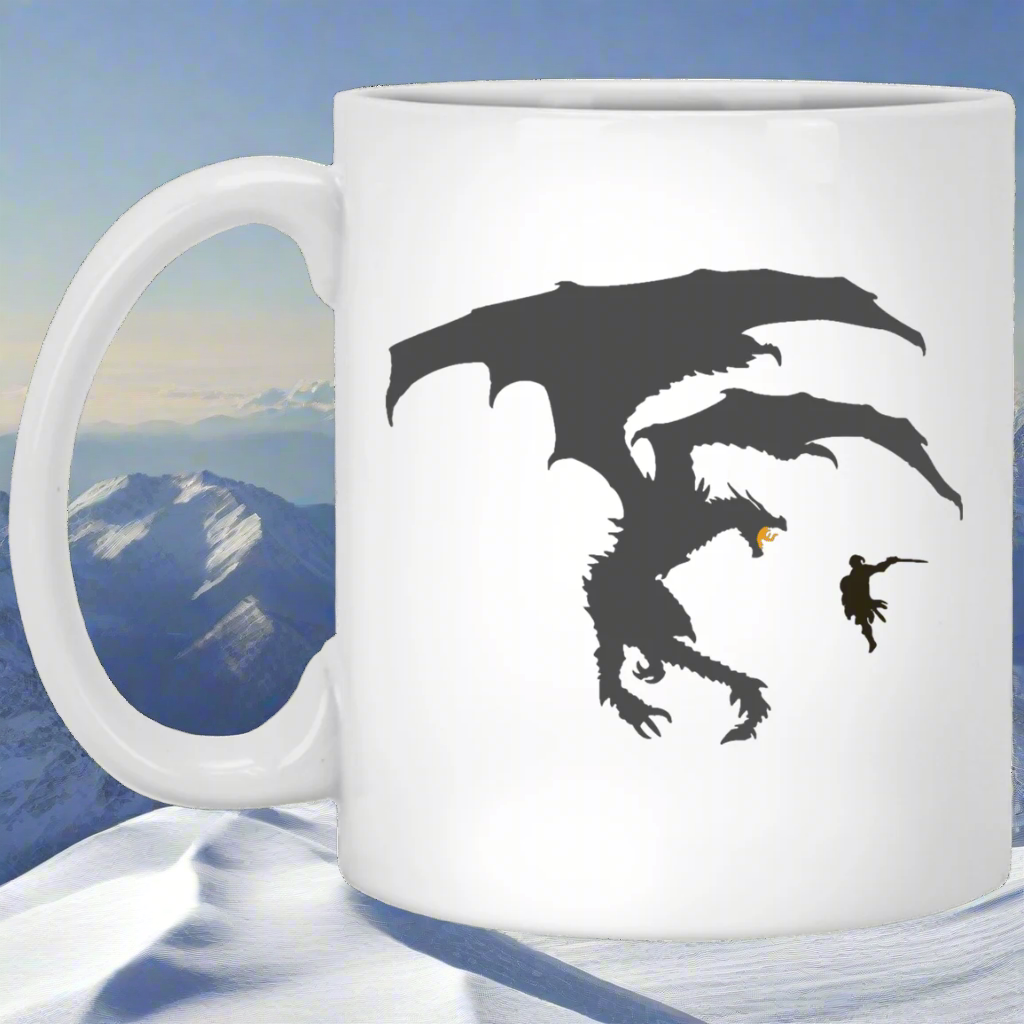 Dragon Fantasy RPG 11 oz. White Mug Main image