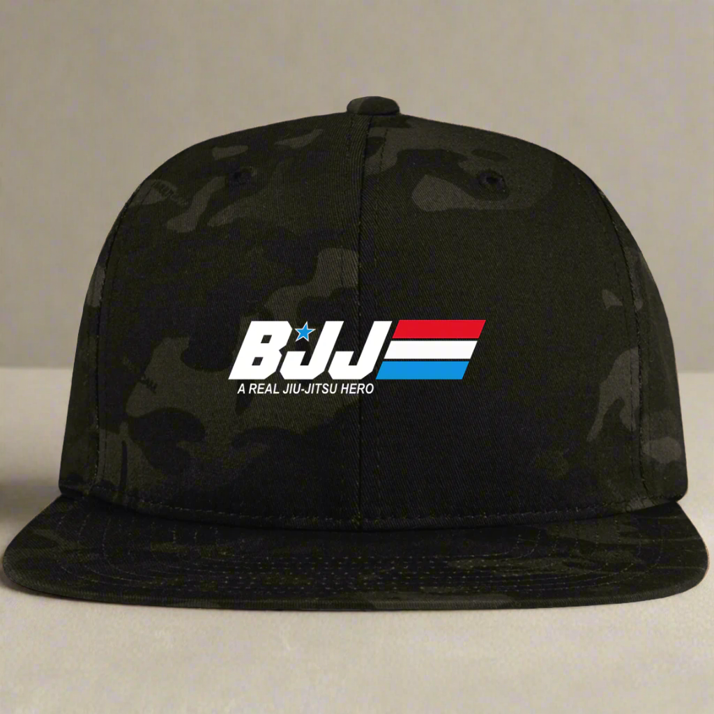 Brazilian Jiu Jitsu A Real Jiu Jitsu Hero BJJ Snapback Hat Main image