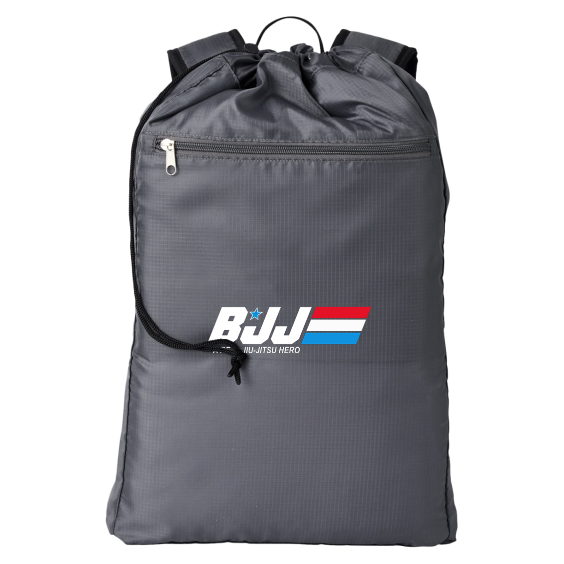 BJJ A Real Jiu Jitsu Hero BJJ Cinchback Backpack
