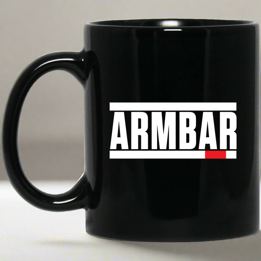 Brazilian Jiu Jitsu Armbar BJJ 11 oz. Black Mug Main image