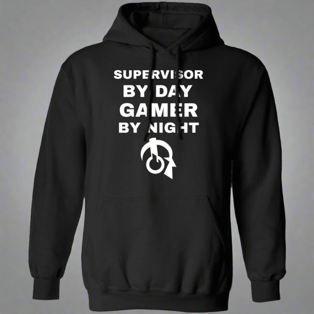 Supervisor By Day Gamer By Night Hoodie