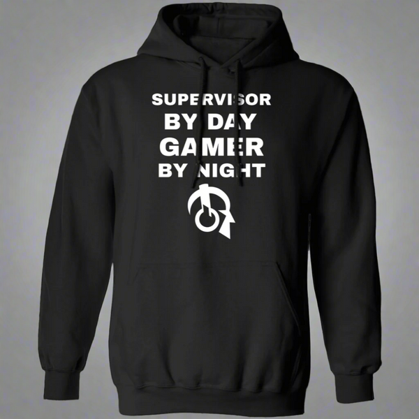 Supervisor By Day Gamer By Night Hoodie