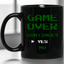 Game Over Continue 11 oz. Black Mug