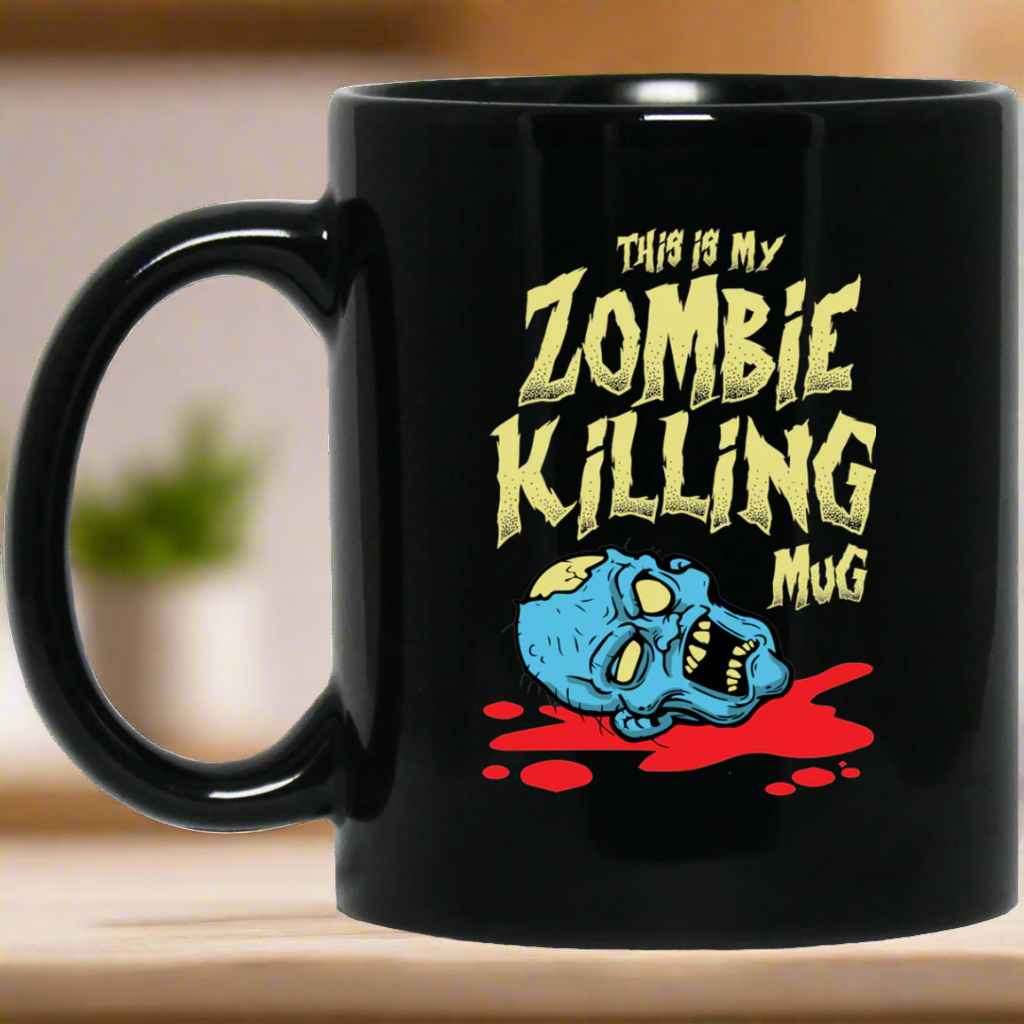 This Is My Zombie Killing Mug 11 oz. Black Mug Main image