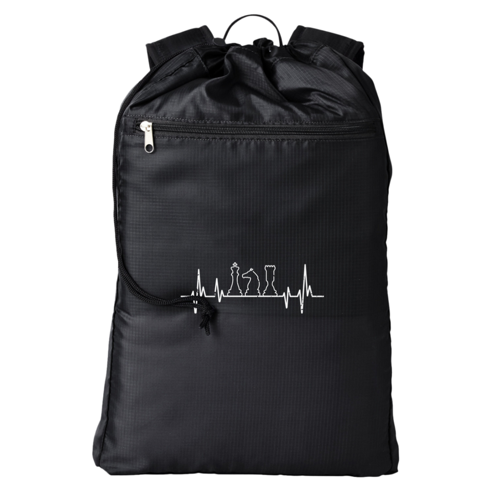 Chess Heartbeat Backpack | Chess Cinchback Backpack