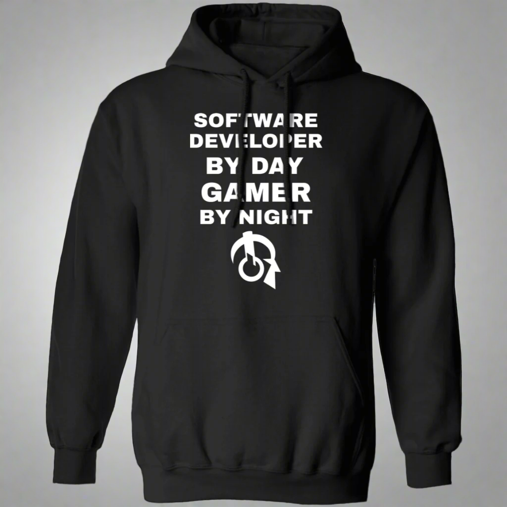 Software Developer By Day Gamer By Night Hoodie