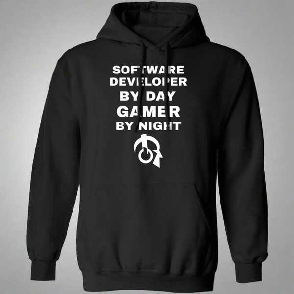Software Developer By Day Gamer By Night Hoodie