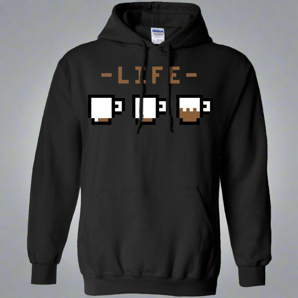 Coffee Is Life Fantasy RPG Pullover Hoodie 8 oz. Main image