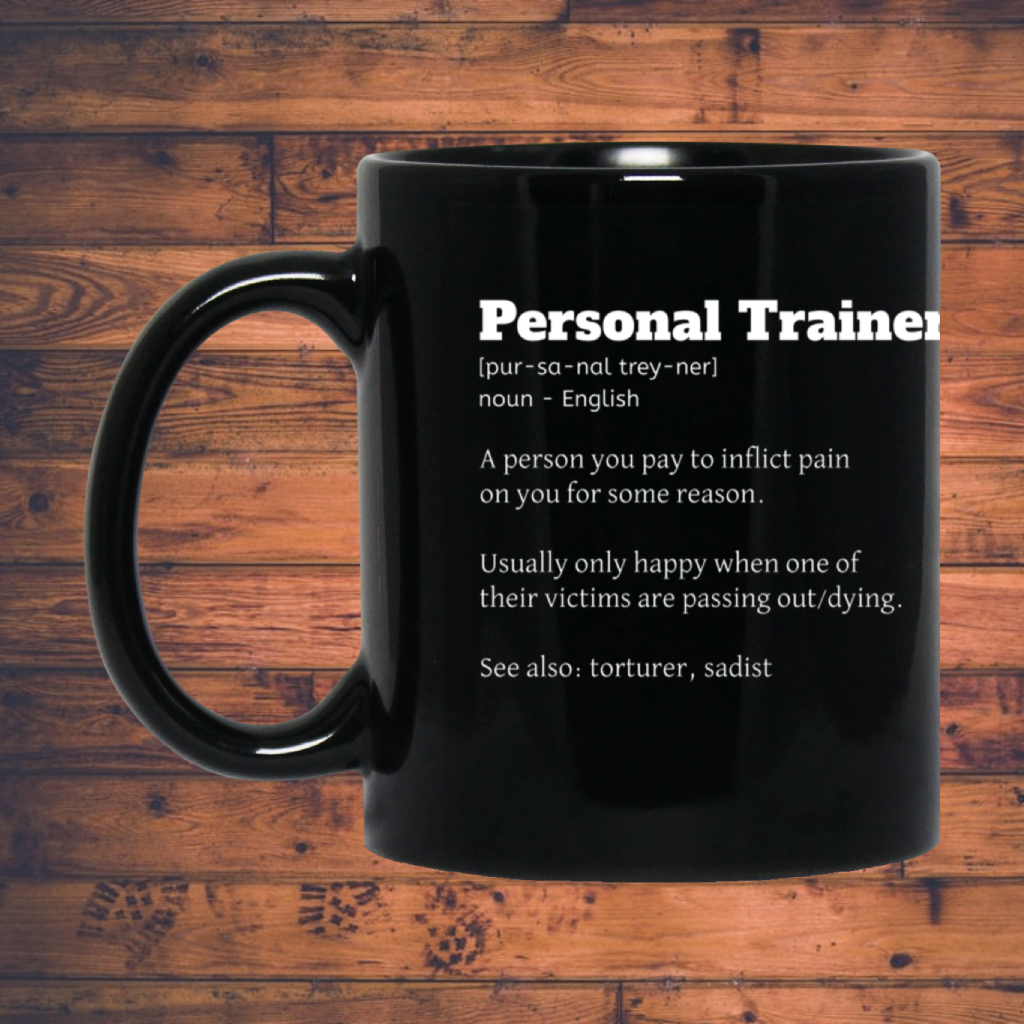 Personal Trainer Mug | Workout Mug | Fitness Coach Mug | Gym Coach Mug | Athletic Trainer Tee | PT Gift | 11oz Trainer Mug Secondary image