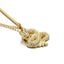 Luxury Gold Zircon Dragon Necklace