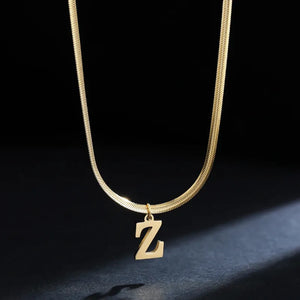 Elegant A-Z Stainless Steel Pendant Necklace Elegant A-Z Stainless Steel Pendant Necklace