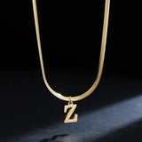 Elegant A-Z Stainless Steel Pendant Necklace Elegant A-Z Stainless Steel Pendant Necklace