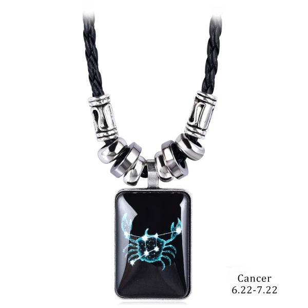 Celestial Zodiac Charm Necklace