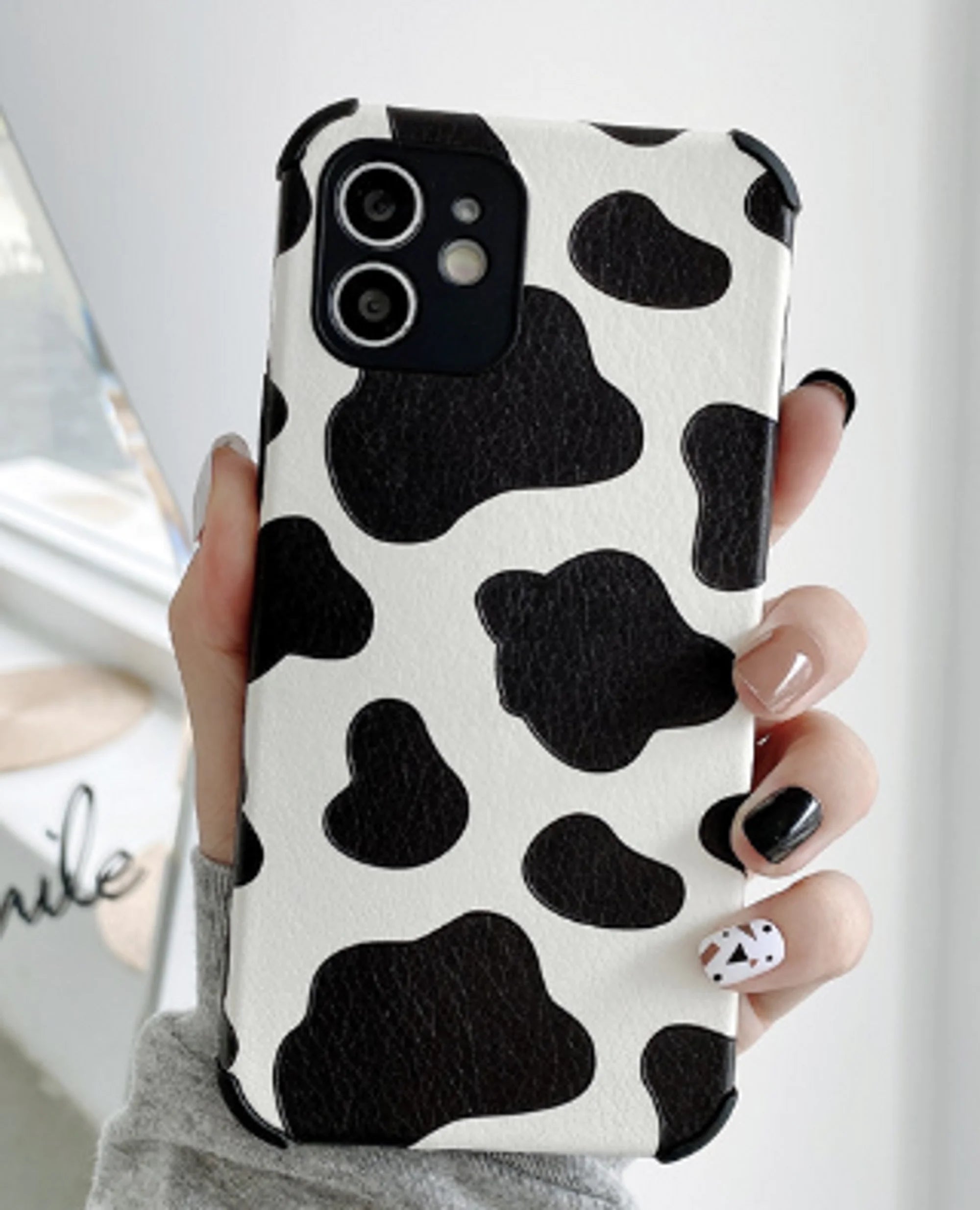 Cow & Zebra iPhone Case | Zebra and Cow Phone Case Secondary image