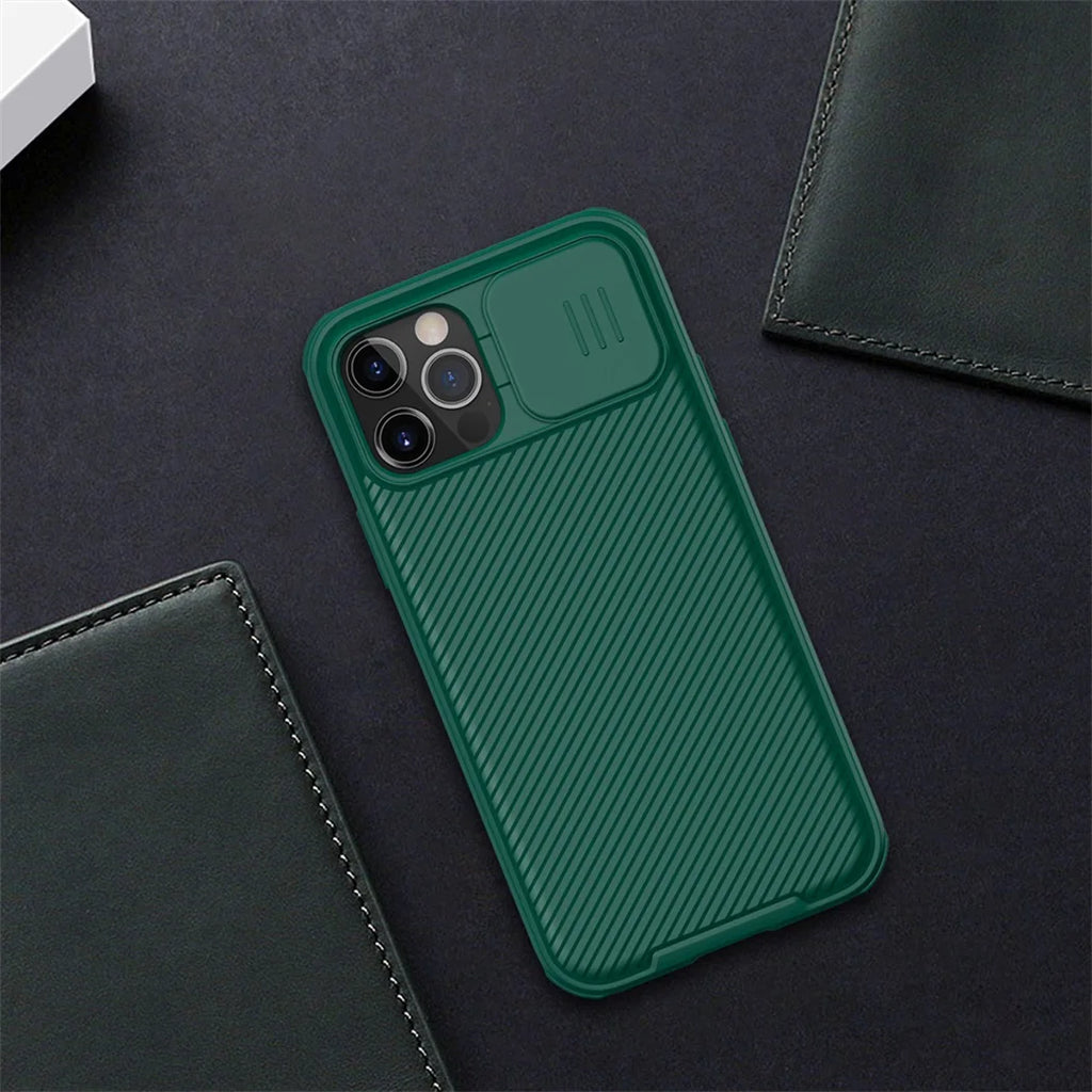 NILLKIN CamShield Case Slide For iPhone 12 11 Pro Max Case  | Camera Cover Protect Privacy Classic Back Cover For iPhone11 12 mini