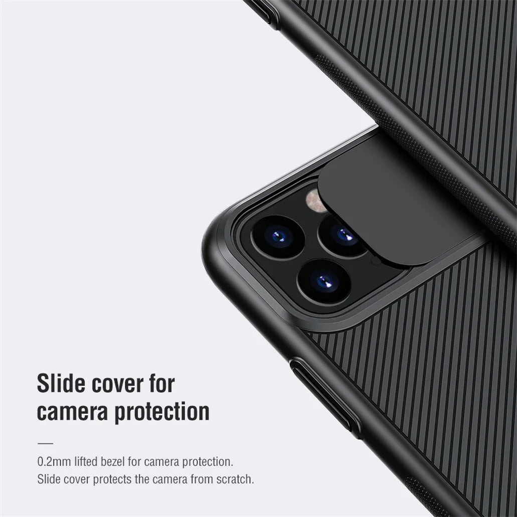 NILLKIN CamShield Case Slide For iPhone 12 11 Pro Max Case  | Camera Cover Protect Privacy Classic Back Cover For iPhone11 12 mini