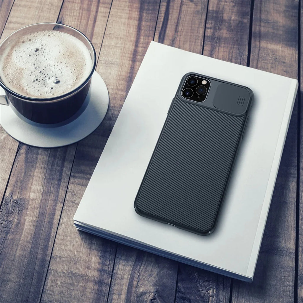 NILLKIN CamShield Case Slide For iPhone 12 11 Pro Max Case  | Camera Cover Protect Privacy Classic Back Cover For iPhone11 12 mini