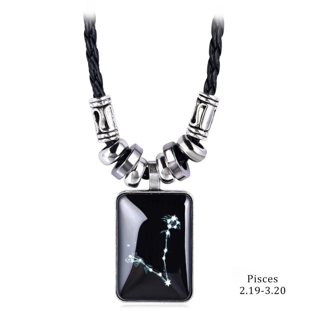 Celestial Zodiac Charm Necklace