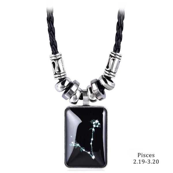 Celestial Zodiac Charm Necklace