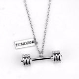 Premium Barbell Fitness Kettlebell Dumbbell Weightlifting Necklace Premium Barbell Fitness Kettlebell Dumbbell Weightlifting Necklace