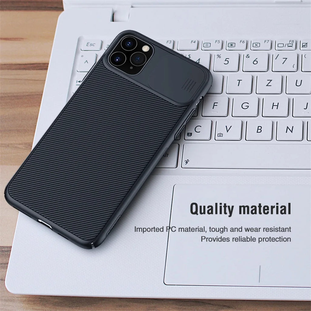 NILLKIN CamShield Case Slide For iPhone 12 11 Pro Max Case  | Camera Cover Protect Privacy Classic Back Cover For iPhone11 12 mini