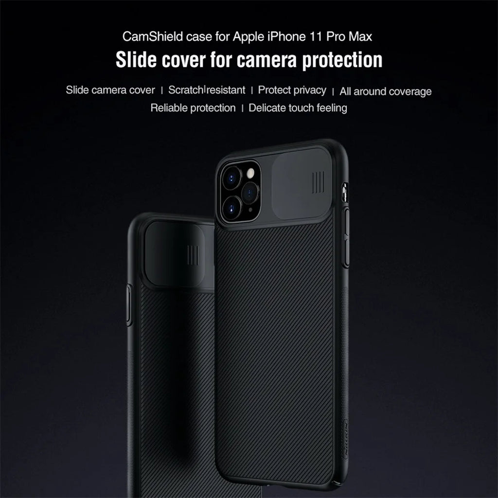 NILLKIN CamShield Case Slide For iPhone 12 11 Pro Max Case  | Camera Cover Protect Privacy Classic Back Cover For iPhone11 12 mini