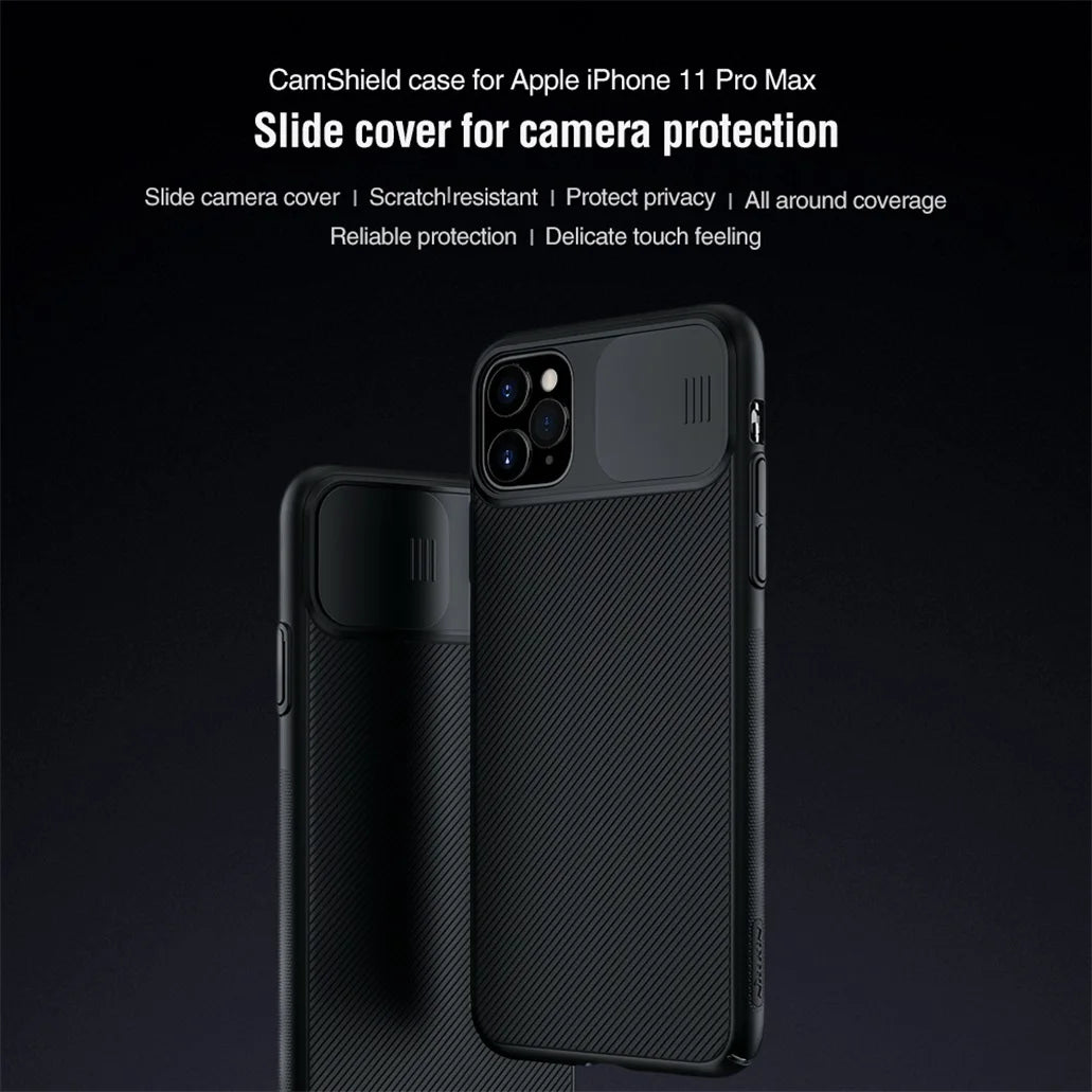 NILLKIN CamShield Case Slide For iPhone 12 11 Pro Max Case  | Camera Cover Protect Privacy Classic Back Cover For iPhone11 12 mini