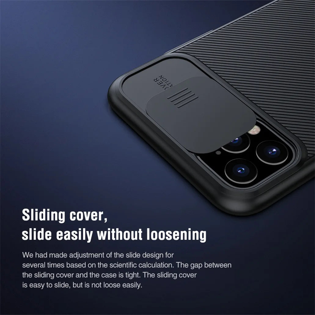 NILLKIN CamShield Case Slide For iPhone 12 11 Pro Max Case  | Camera Cover Protect Privacy Classic Back Cover For iPhone11 12 mini