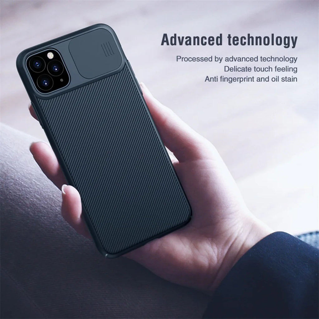 NILLKIN CamShield Case Slide For iPhone 12 11 Pro Max Case  | Camera Cover Protect Privacy Classic Back Cover For iPhone11 12 mini
