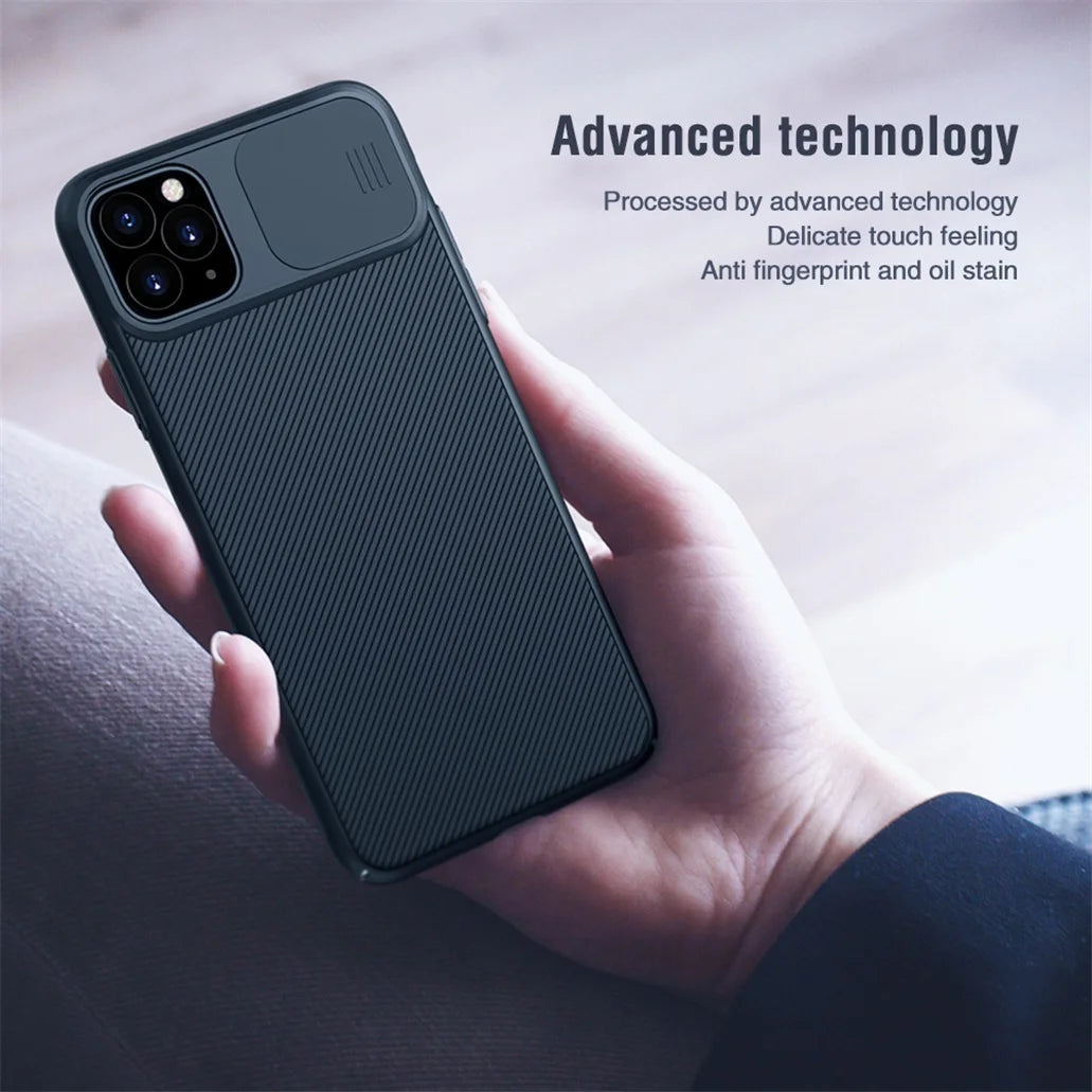 NILLKIN CamShield Case Slide For iPhone 12 11 Pro Max Case  | Camera Cover Protect Privacy Classic Back Cover For iPhone11 12 mini