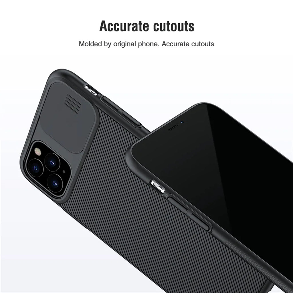 NILLKIN CamShield Case Slide For iPhone 12 11 Pro Max Case  | Camera Cover Protect Privacy Classic Back Cover For iPhone11 12 mini