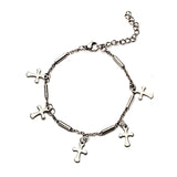 Hollow Double Chain Cross Pendant for Men Hollow Double Chain Cross Pendant for Men