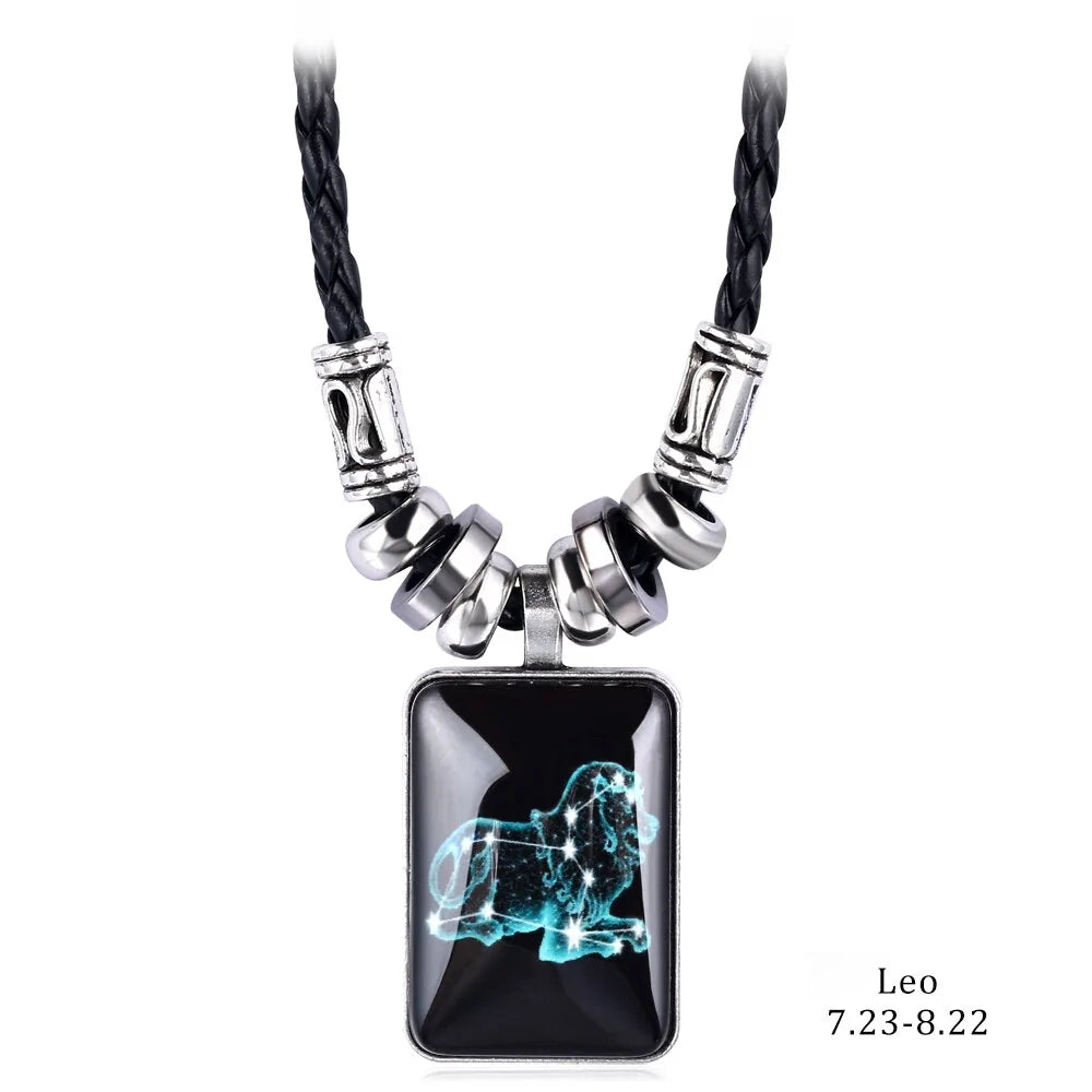 Celestial Zodiac Charm Necklace