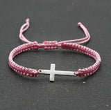 Faith Rope Cross Bracelet | Religious Jesus Cross Bracelet Faith Rope Cross Bracelet | Religious Jesus Cross Bracelet