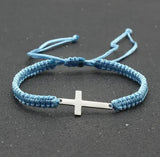 Faith Rope Cross Bracelet | Religious Jesus Cross Bracelet Faith Rope Cross Bracelet | Religious Jesus Cross Bracelet