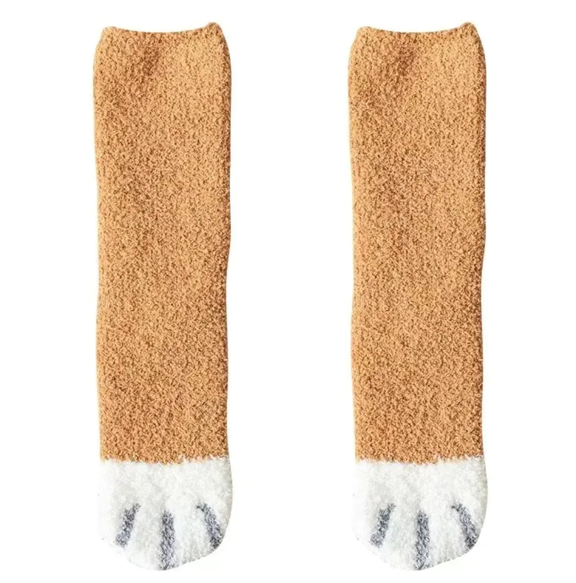 Women's Cute Cat Paw Fleece Socks
