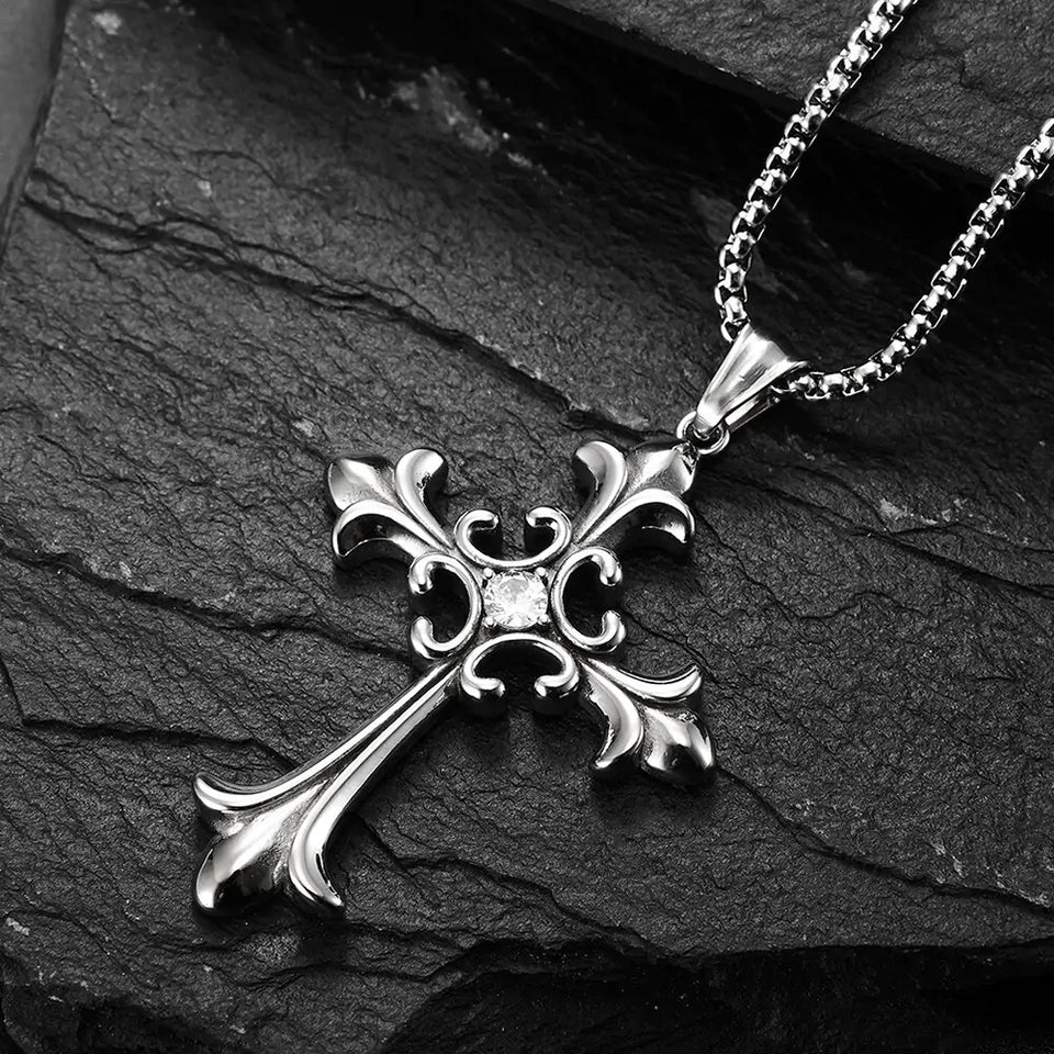 Brilliant Cross Pendant Necklace