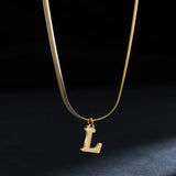 Elegant A-Z Stainless Steel Pendant Necklace Elegant A-Z Stainless Steel Pendant Necklace