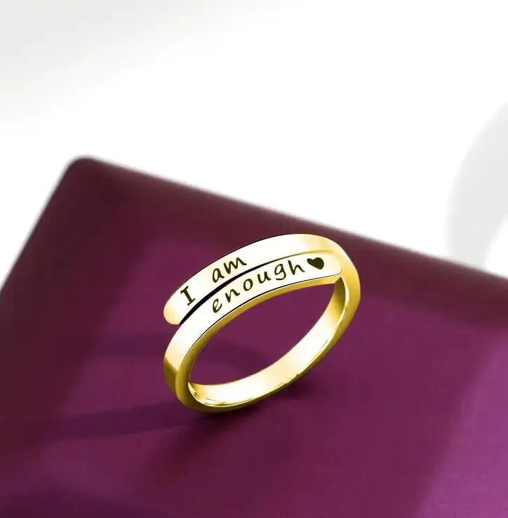 I Am Enough Ring Superhero Gear