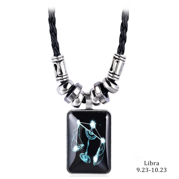 Celestial Zodiac Charm Necklace