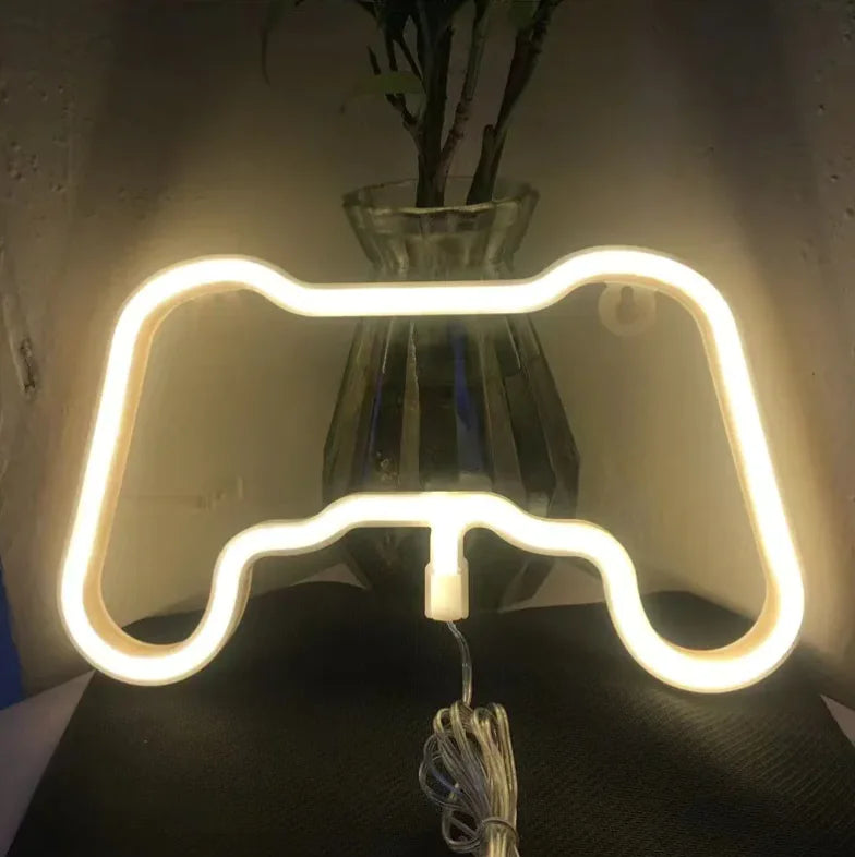 Gaming LED Neon Home Décor Light | Game Controller LED Light