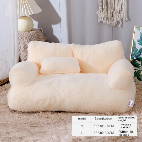 Luxury Plush Cat Bed | Cute Cat Bed