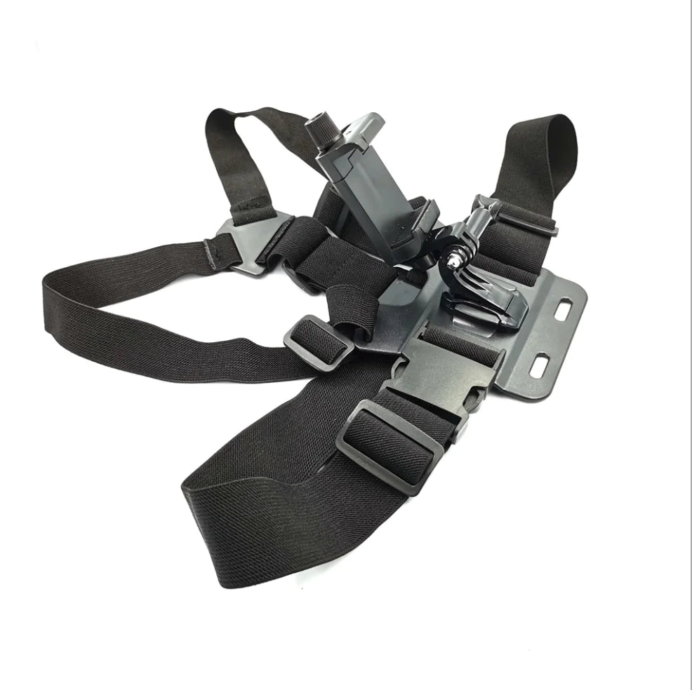 Adjustable Phone Chest Strap Holder | Android iPhone Samsung Galaxy Chest Holder