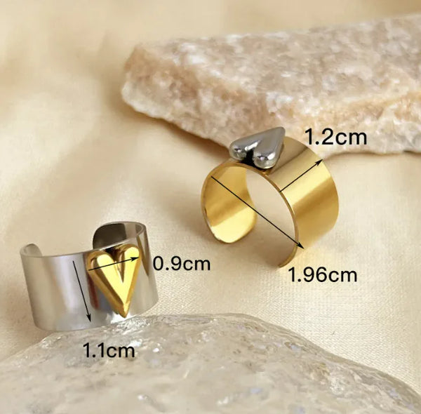 Vintage Love Heart Ring