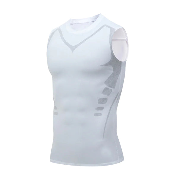 Men's Quick-Dry Slim Fit Workout Compression Shirt Vest