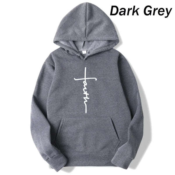 Unisex Faith Jesus Hoodie | Faith Cross Christian Hoodie