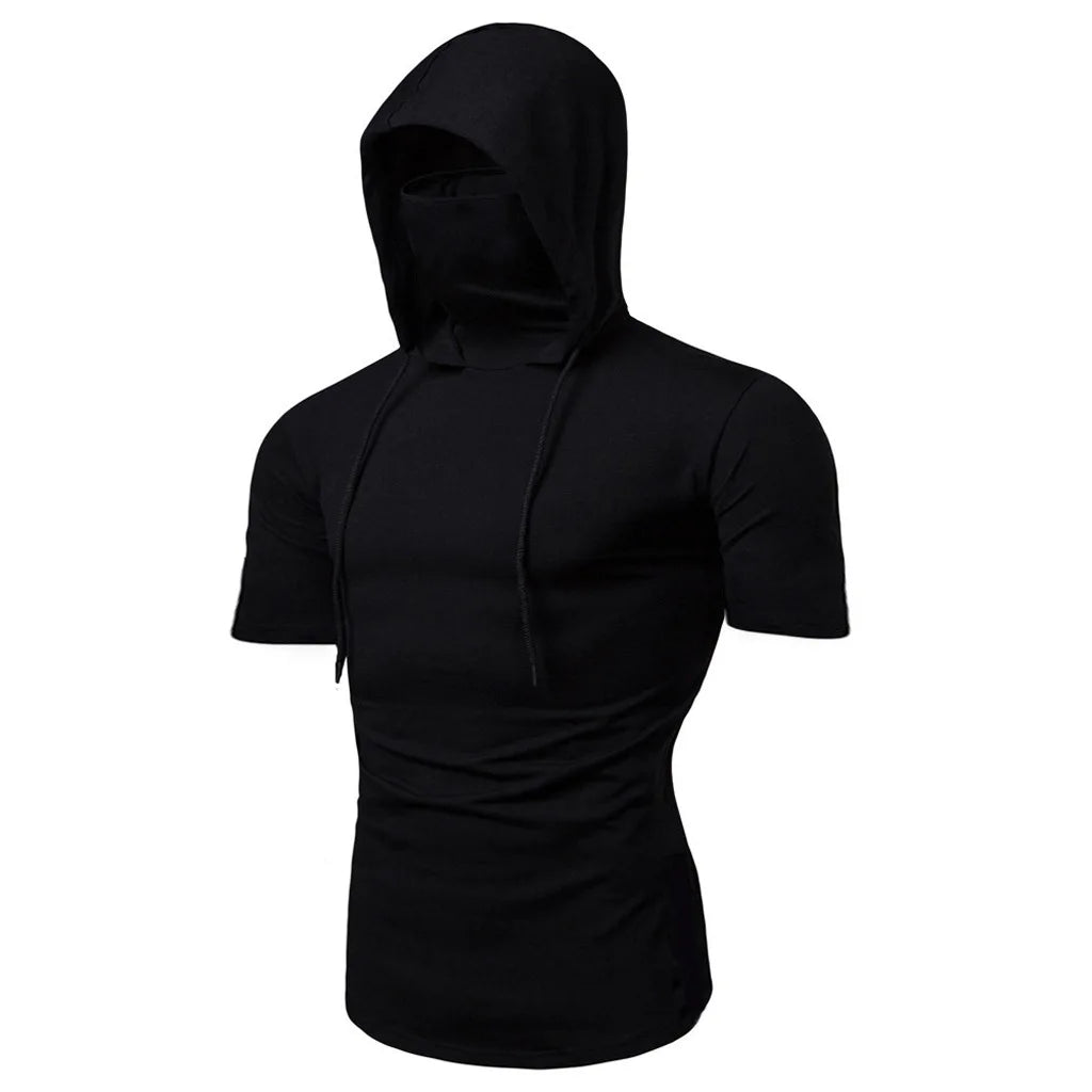 Mens Sleeveless Gym Hoodie