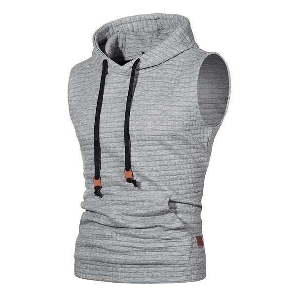 Mens Sleeveless Gym Hoodie