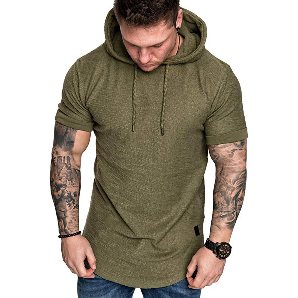 Mens Sleeveless Gym Hoodie